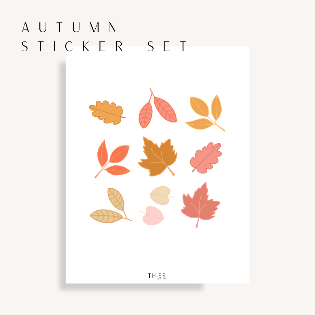 Autumn Is Here Paper Stickers